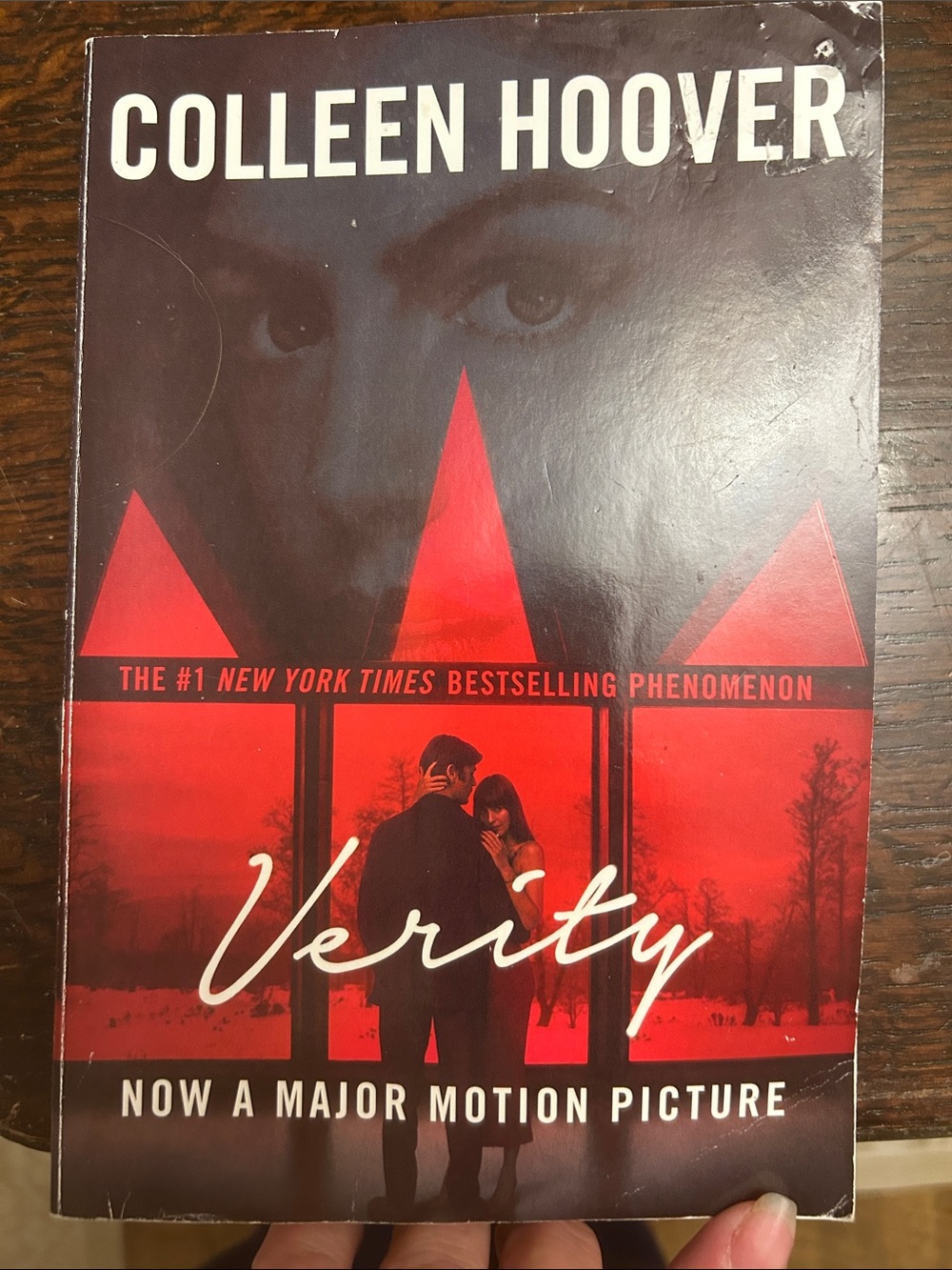 Verity Paperback Book — — Red and Black Cover